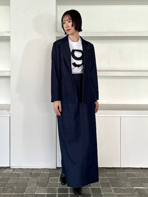 シングルテーラードジャケット　ラグナムーン　柳橋唯コラボ Sサイズ セール】【柳橋唯コラボ】シングルテーラードジャケット