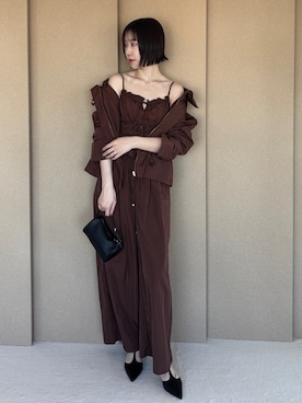 「LAGUNAMOON（ラグナムーン）のアイテム」を使った、MASAKI KISEさん（レディース・168cm）の春コーディネート