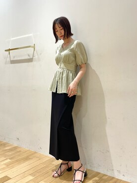 MASAKI KISEさん（レディース・168cm）の夏コーディネート