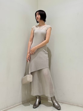 「アイテム（ワンピース/ドレス）」を使った、MASAKI KISEさん（レディース・168cm・20代）の秋コーディネート