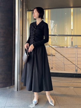 「アイテム（ワンピース）」を使った、MASAKI KISEさん（レディース・168cm・20代）の冬コーディネート