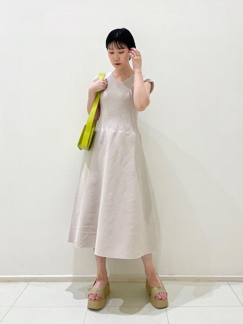 LAGUNAMOON ノーカラーコート コート ラッフルノーカラーコート