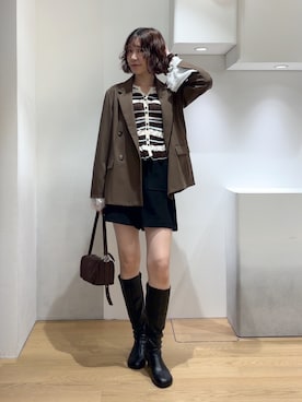 「LAGUNAMOON（ラグナムーン）のアイテム」を使った、MASAKI KISEさん（レディース・168cm）の秋コーディネート