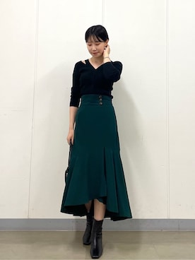 MASAKI KISEさん（レディース・168cm）の秋コーディネート