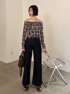 「LAGUNAMOON（ラグナムーン）のアイテム」を使った、MASAKI KISEさん（レディース・168cm）の春コーディネート