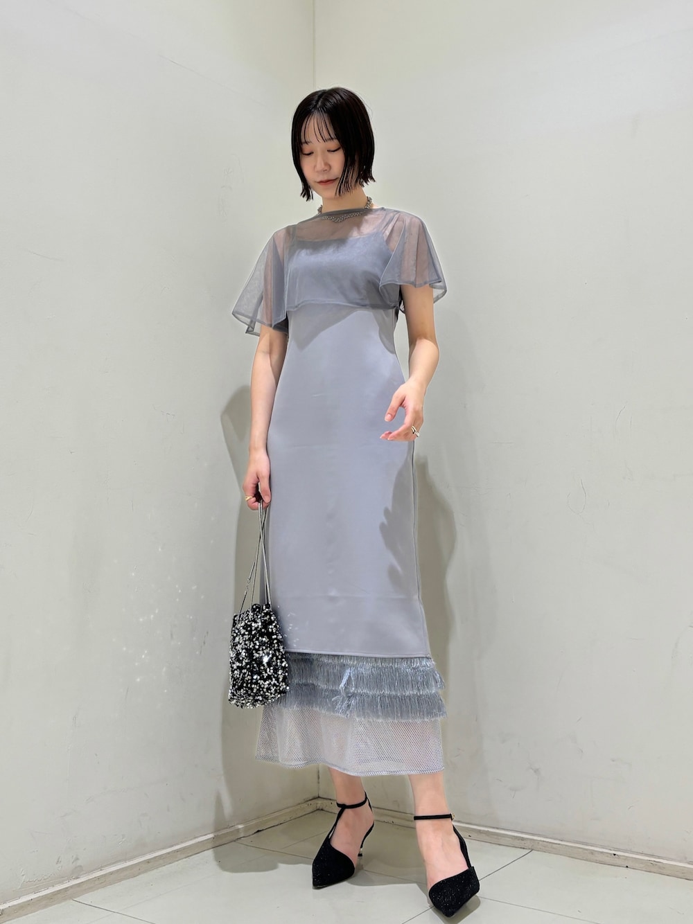 LAGUNAMOONのドレス（パープル系）を使った人気ファッション