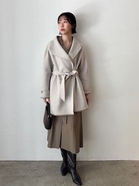 「アイテム（その他アウター）」を使った、MASAKI KISEさん（レディース・168cm・20代）の秋コーディネート