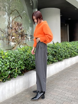 MASAKI KISEさん（レディース・168cm）の冬コーディネート