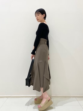 MASAKI KISEさん（レディース・168cm）の春コーディネート