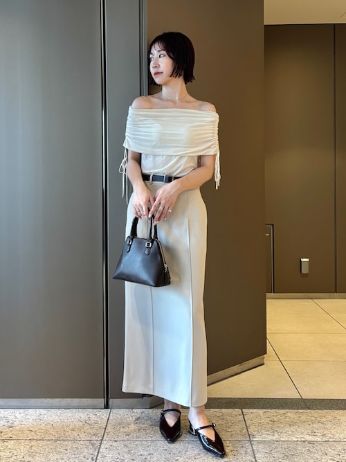 ライトベロアオフショルトップス｜ラグナムーン（LAGUNAMOON）公式通販