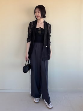 「LAGUNAMOON（ラグナムーン）のアイテム」を使った、MASAKI KISEさん（レディース・168cm）の春コーディネート