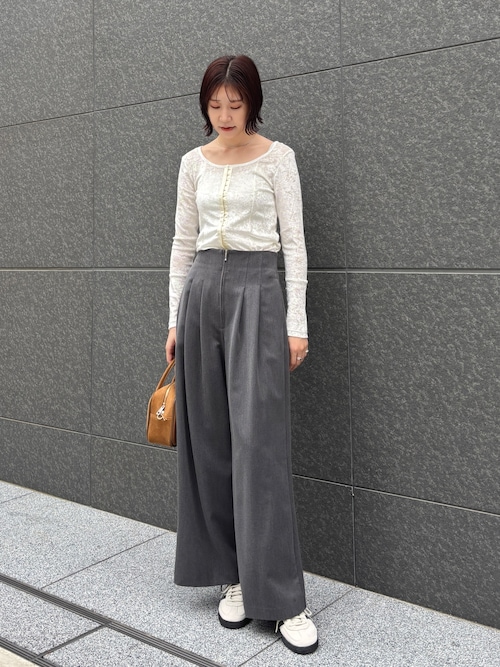 2WAYシアーベロアホックデザイントップス｜ラグナムーン（LAGUNAMOON