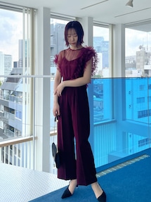 LAGUNAMOON LADYチュールドッキングコンビネゾン XS ブラウン Mサイズ】LADYチュールドッキングコンビネゾン LAGUNAMOON