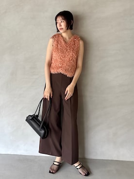 「LAGUNAMOON（ラグナムーン）のアイテム」を使った、MASAKI KISEさん（レディース・168cm）の夏コーディネート