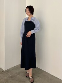 【ラグナムーン】【POLO BCSコラボ】シャツドッキングワンピース POLO BCSコラボ】シャツドッキングワンピース｜ラグナムーン