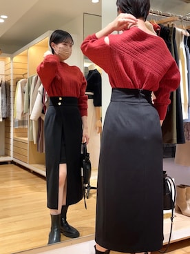 MASAKI KISEさん（レディース・168cm）の冬コーディネート