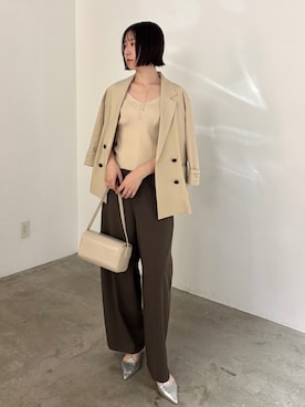 「LAGUNAMOON（ラグナムーン）のアイテム」を使った、MASAKI KISEさん（レディース・168cm）の春コーディネート