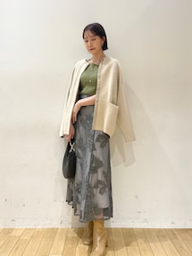 LagunaMoon - えつこ　lagunamoonラグナムーン　ラクーン配色コクーンカーディガン 1667291717_215.jpg
