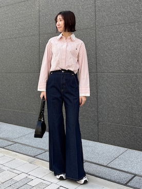 「LAGUNAMOON（ラグナムーン）のアイテム」を使った、MASAKI KISEさん（レディース・168cm）の春コーディネート