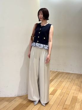 「LAGUNAMOON（ラグナムーン）のアイテム」を使った、MASAKI KISEさん（レディース・168cm）の夏コーディネート
