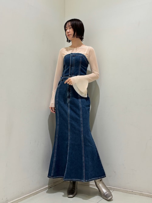 セール】デニムビスチェ（ベスト）｜LAGUNAMOON（ラグナムーン）の