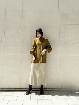 「LAGUNAMOON（ラグナムーン）のアイテム（その他アウター）」を使った、MASAKI KISEさん（レディース・168cm）の秋コーディネート