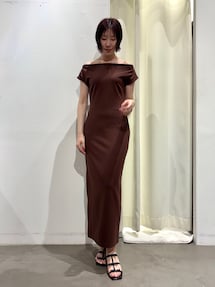 らん　オフショルボートポンチワンピース　ラグナムーン　LAGUNAMOON オフショルボートポンチワンピース｜ラグナムーン（LAGUNAMOON