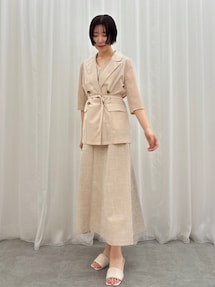 ベルトセットハーフスリーブジャケット｜ラグナムーン