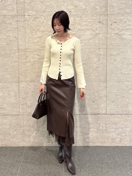 セール】レーススリーブニットプルオーバー（ニット/セーター