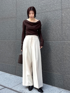 MASAKI KISEさん（レディース・168cm）の秋コーディネート