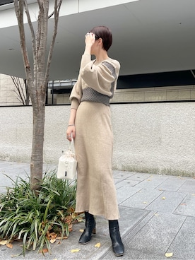 MASAKI KISEさん(レディース・168cm)の冬コーディネート