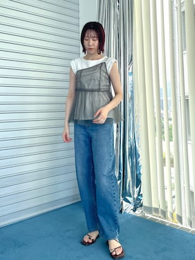 MASAKI KISEさん（レディース・168cm）の夏コーディネート