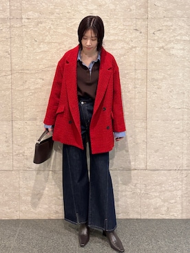 MASAKI KISEさん（レディース・168cm）の冬コーディネート