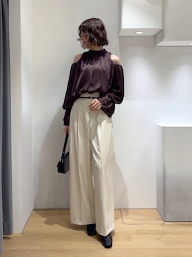 「LAGUNAMOON（ラグナムーン）のアイテム」を使った、MASAKI KISEさん（レディース・168cm）の秋コーディネート