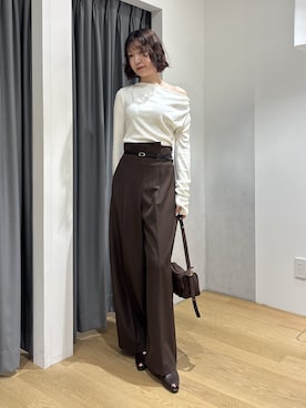 「LAGUNAMOON（ラグナムーン）のアイテム」を使った、MASAKI KISEさん（レディース・168cm）の秋コーディネート