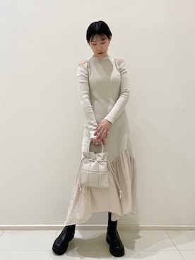 MASAKI KISEさん（レディース・168cm）の冬コーディネート