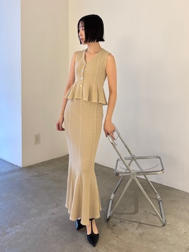 「LAGUNAMOON（ラグナムーン）のアイテム」を使った、MASAKI KISEさん（レディース・168cm）の春コーディネート