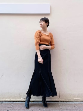 MASAKI KISEさん（レディース・168cm）の冬コーディネート