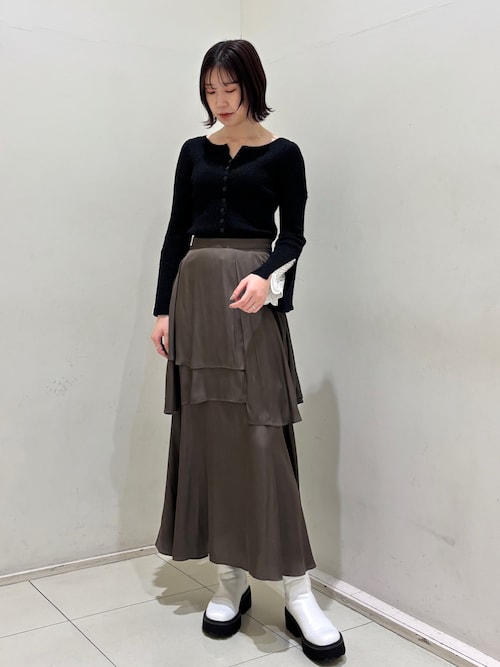 セール】レーススリーブニットプルオーバー（ニット/セーター