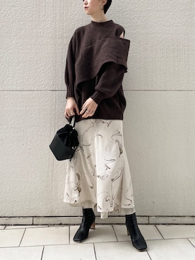 MASAKI KISEさん（レディース・168cm）の冬コーディネート