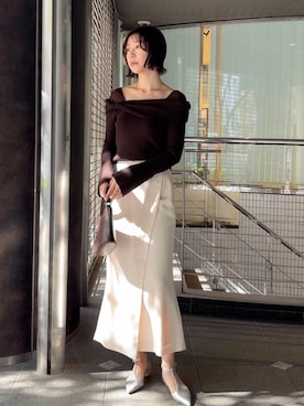 「アイテム（ハンドバッグ）」を使った、MASAKI KISEさん（レディース・168cm・20代）の冬コーディネート