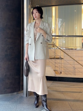 MASAKI KISEさん（レディース・168cm）の冬コーディネート