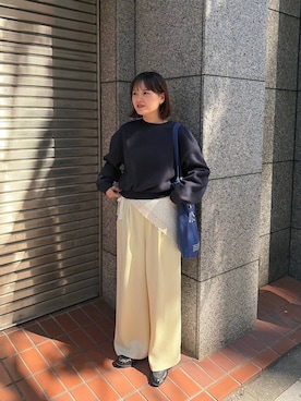 「アイテム（財布/小物）」を使った、pecoさん（レディース・165cm）の春コーディネート