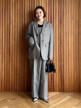 「LOWRYS FARM（ローリーズファーム）のアイテム（ジャケット/アウター）」を使った、pecoさん（レディース・165cm）の夏コーディネート