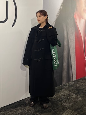 「アイテム（ダッフルコート）」を使った、pecoさん（レディース・165cm）の夏コーディネート