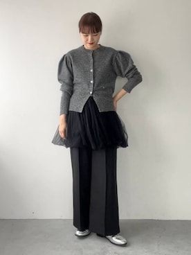 チュールバルーンチュニック 142434を使った人気ファッション