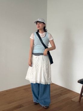 pecoさん（レディース・165cm）の夏コーディネート