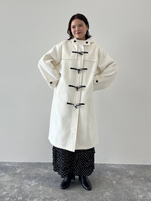 LOWRYS FARM【タグ付き未使用】　 ロングコート　メリノウール LOWRYS FARM｜ウールライクダッフルコート | Rakuten Fashion