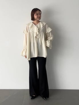 「アイテム（パンプス）」を使った、pecoさん（レディース・165cm）の秋コーディネート