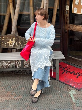 pecoさん（レディース・165cm）の夏コーディネート